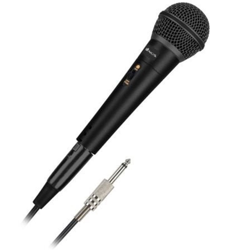 MICR�FONO DIN�MICO VOCAL NGS SINGER METAL - UNIDIRECCIONAL - CARCASA METALICA - JACK 6.3MM - CABLE 3M