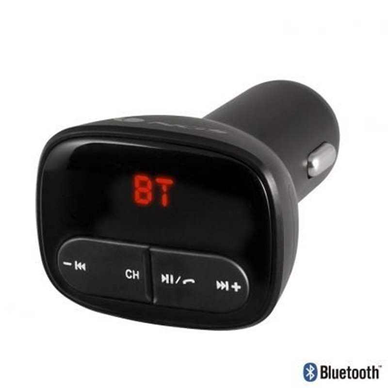 TRANSMISOR FM BLUETOOTH PARA COCHE NGS SPARKBT - 206 CANALES - USB 2A - FUNCI�N MANOS LIBRES