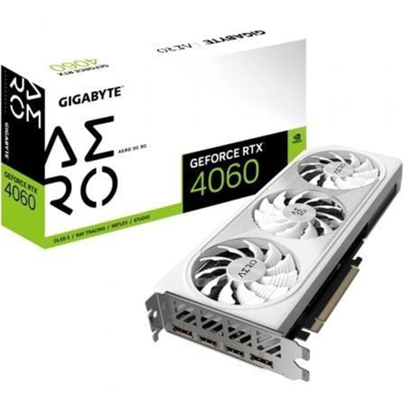 Tarjeta Gr�fica Gigabyte GeForce RTX 4060 Aero OC 8G/ 8GB GDDR6