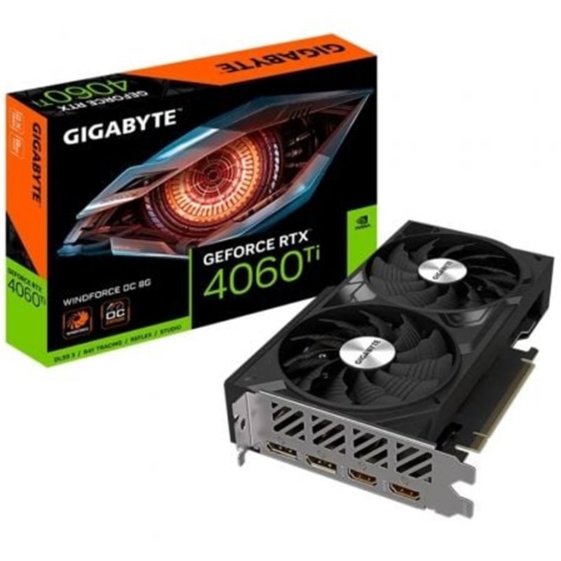 Tarjeta Gr�fica Gigabyte GeForce RTX 4060 Ti WindForce OC/ 8GB GDDR6