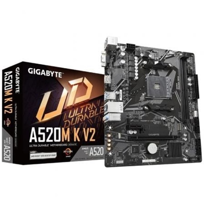 Placa Base Gigabyte A520M K V2 Socket AM4/ Micro ATX