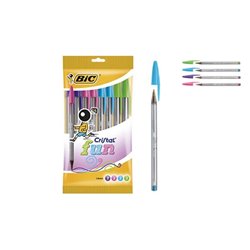 BIC CRISTAL FUN Punta 1.6mm x 10 und surt.