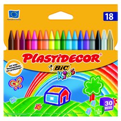 PLASTIDECOR KIDS x 18 COLORES