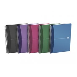 LIBRETA OXFORD A5 OFFICE DOBLE ARGOLLADO 5x5 180H 90G