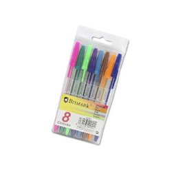 BOLIGRAFOS COLORES x8