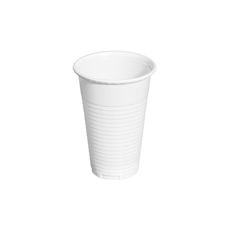 VASO PLASTICO BLANCO X100uni 220cc