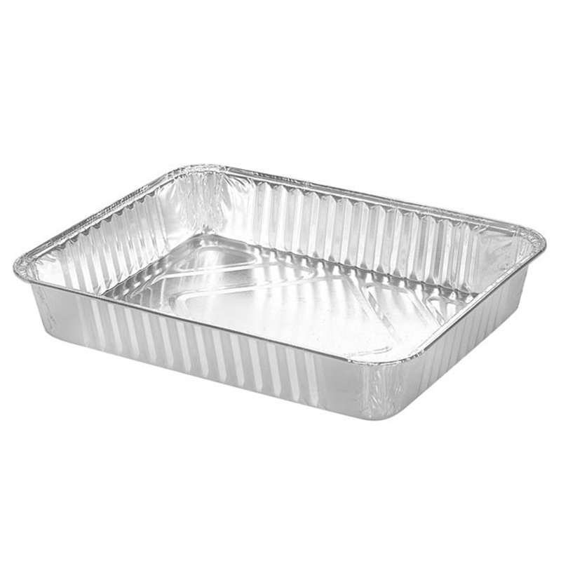 BANDEJA RECTANGULAR ALUMINIO x2uni 226X166X36mm