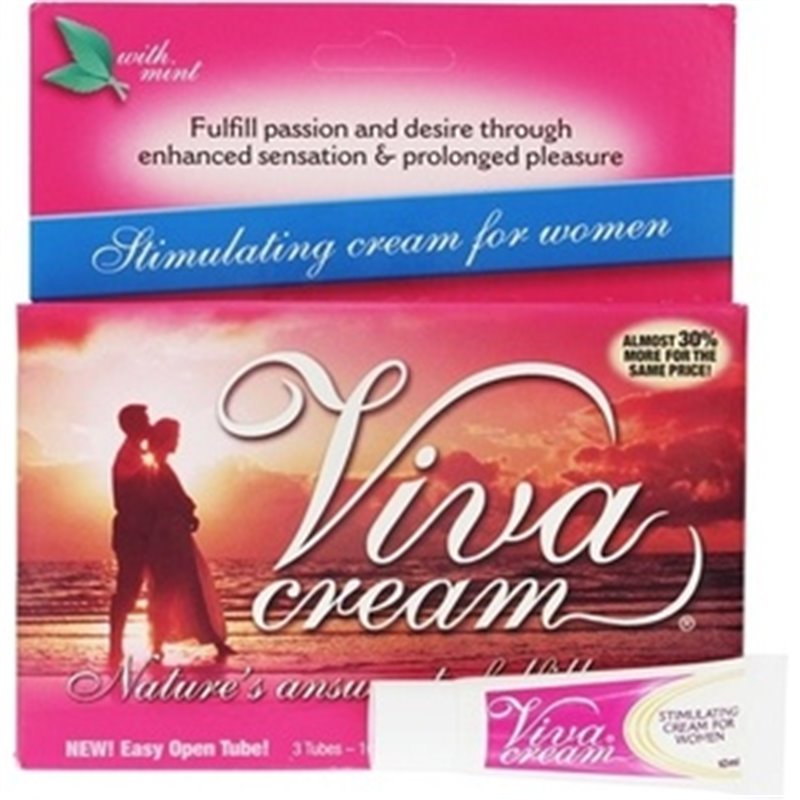 VIVA CREAM POTENCIADOR DEL ORGAMOS PARA ELLA 10 ML / 3 TUBOS