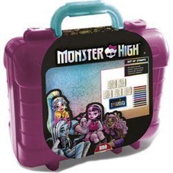 MALETIN PAPELERIA MONSTER HIGH 19PZS