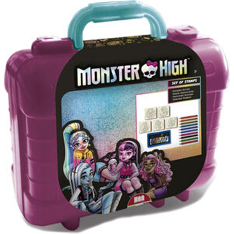 MALETIN PAPELERIA MONSTER HIGH 19PZS