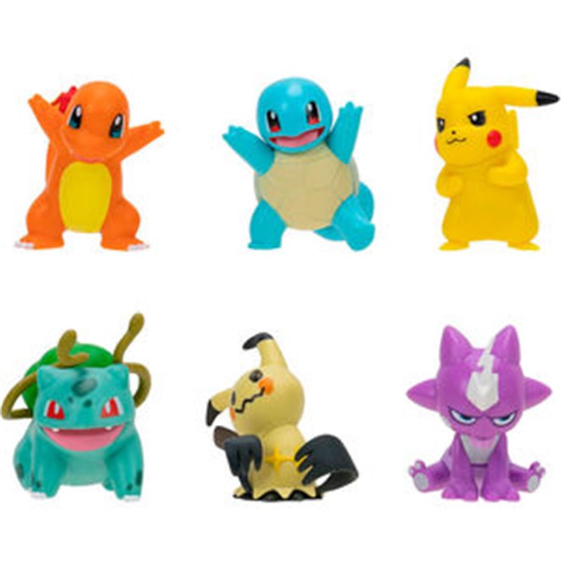 BLISTER 6 FIGURAS BATTLE READY POKEMON