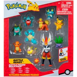 BLISTER 10 FIGURAS BATTLE READY POKEMON