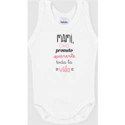 BODY ESTAMPADO FRASE M BLANCO TALLA 6