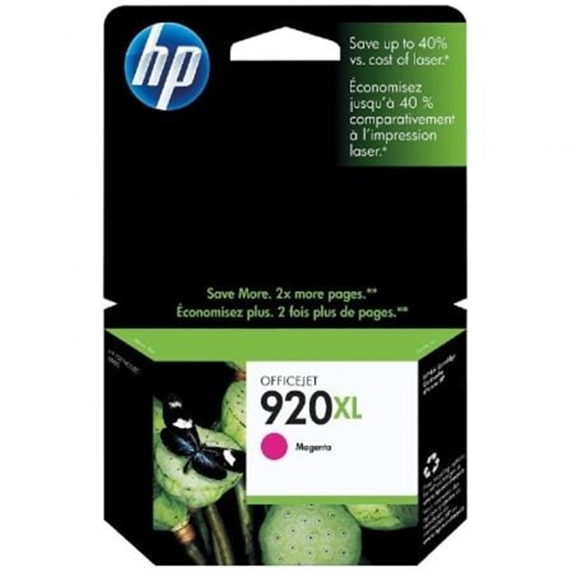 Cartucho de Tinta Original HP n�920 XL Alta Capacidad/ Magenta