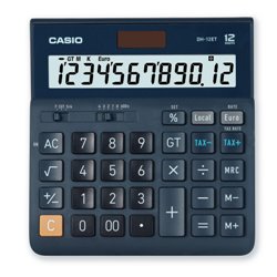 CALCULADORA SOBREMESA 12 DIGITOS CASIO DH-12ET