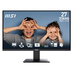 MSI Pro MP273U pantalla para PC 68,6 cm (27") 3840 x 2160 Pixeles 4K Ultra HD Negro