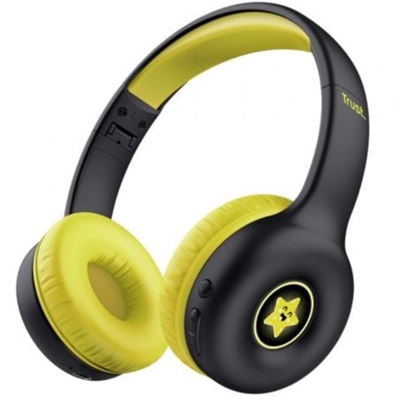 Auriculares Infantiles Inal�mbricos Trust Nouna Kids/ con Micr�fono/ Negros