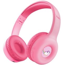 Auriculares Infantiles Inal�mbricos Trust Nouna Kids/ con Micr�fono/ Rosas