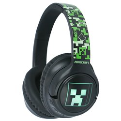 Auriculares inalambricos LED Minecraft