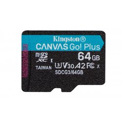 Kingston Technology Canvas Go! Plus memoria flash 64 GB MicroSD Clase 10 UHS-I