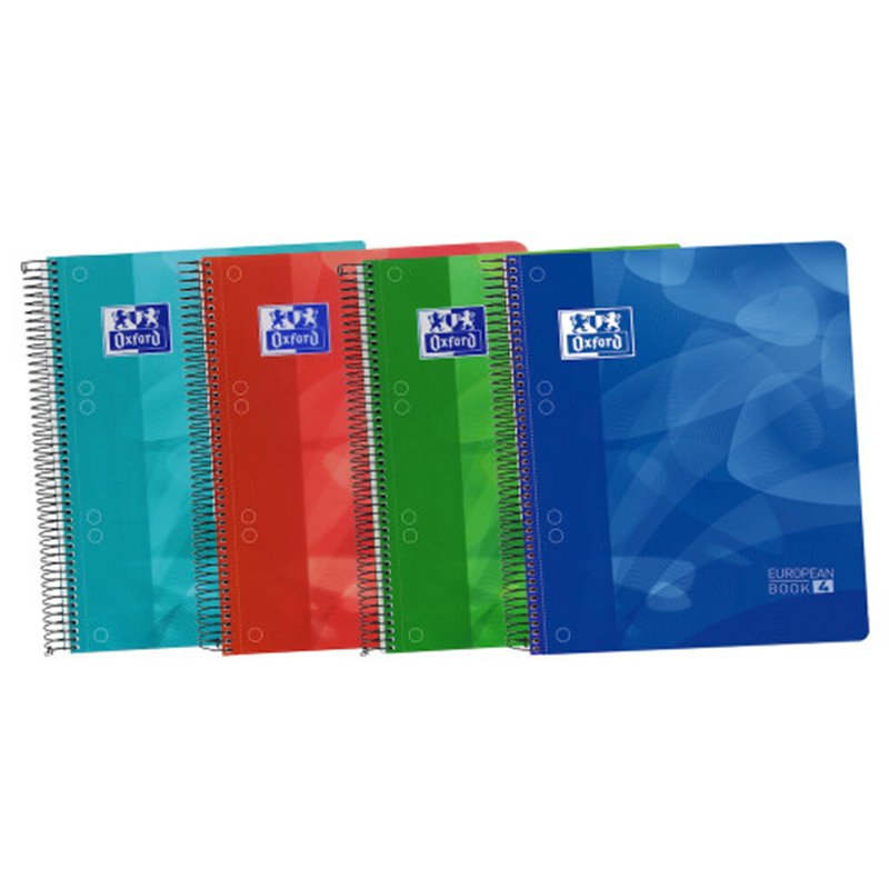 Oxford Europeanbook 4 cuaderno y block A5+ 120 hojas Colores surtidos