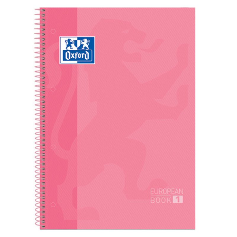 Oxford Europeanbook 1 cuaderno y block A4+ 80 hojas Rosa