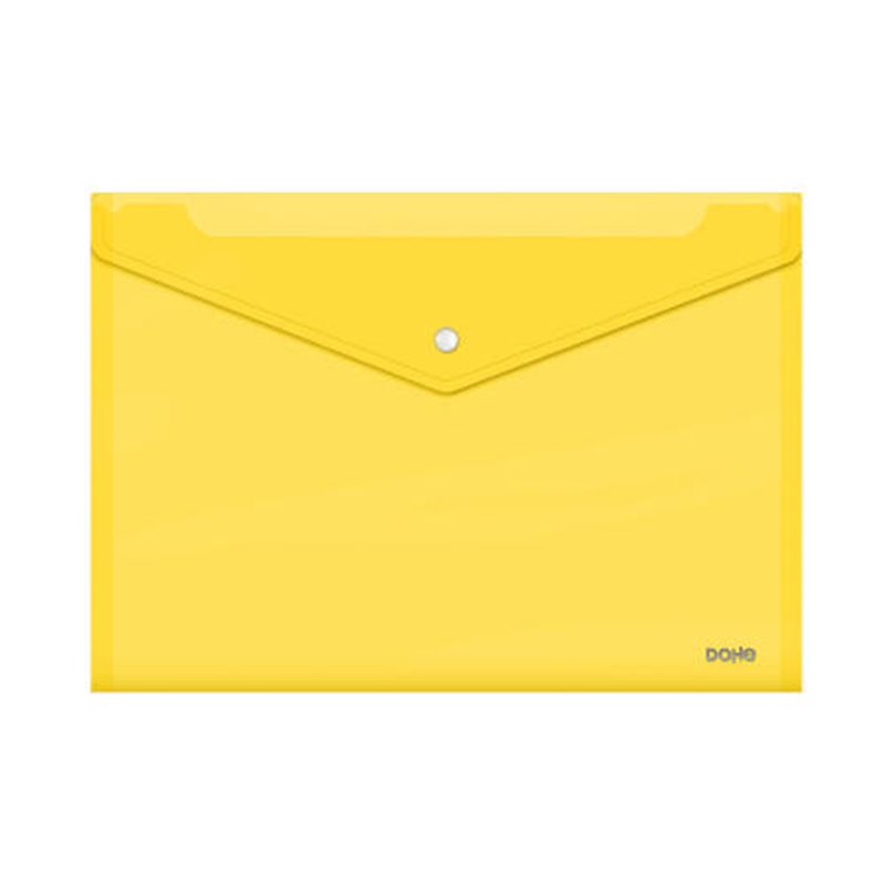 SOBRES POLIPROPILENO BROCHE AMARILLO FOLIO APAISADO 335X235 DOHE 91480