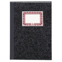 CUADERNO CARTONÉ CONTABILIDAD CUADRÍCULA GRIS OSCURO FOLIO NATURAL 100 HOJAS DOHE 09956