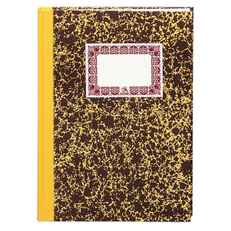 CUADERNO CARTONÉ CONTABILIDAD CUENTAS CORRIENTES AMARILLO FOLIO NATURAL 100 HOJAS NUMERADAS DOHE 09952