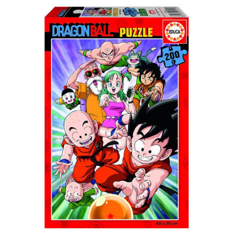 PUZZLE 200 DRAGON BALL DE 6-8 AÑOS EDUCA BORRAS 18215