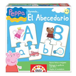 JUEGO APRENDO EL ABECEDARIO PEPPA PIG DE 4-5 AÑOS EDUCA BORRAS 15652