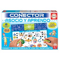 JUEGO CONECTOR ASOCIO Y APRENDO DE 4-7 AÑOS EDUCA BORRAS