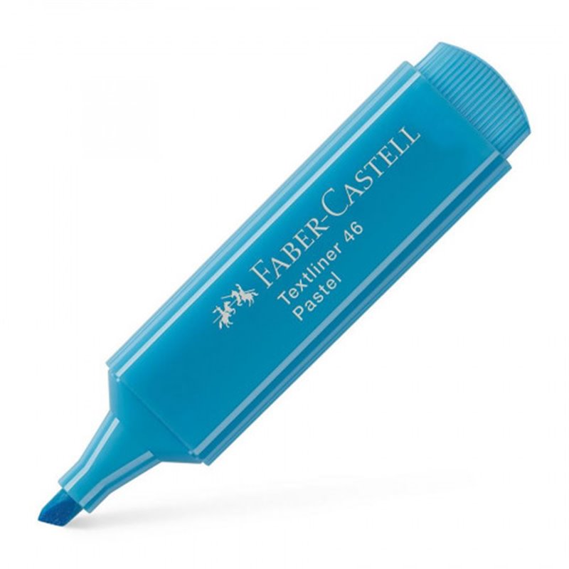 MARCADOR FLUOR TEXTLINER AZUL PÁLIDO PASTEL FABER CASTELL 154657