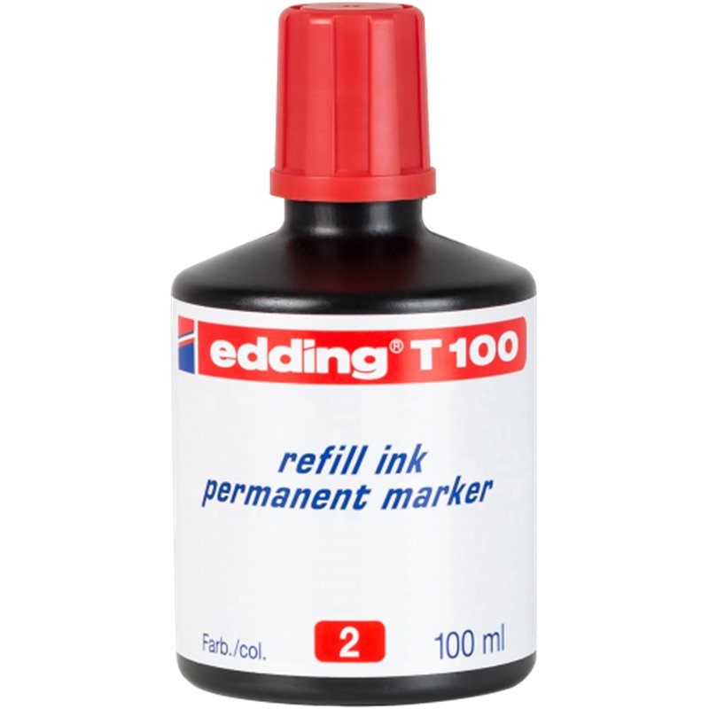 Edding T-100 cartucho de tinta 1 pieza(s) Original Rojo