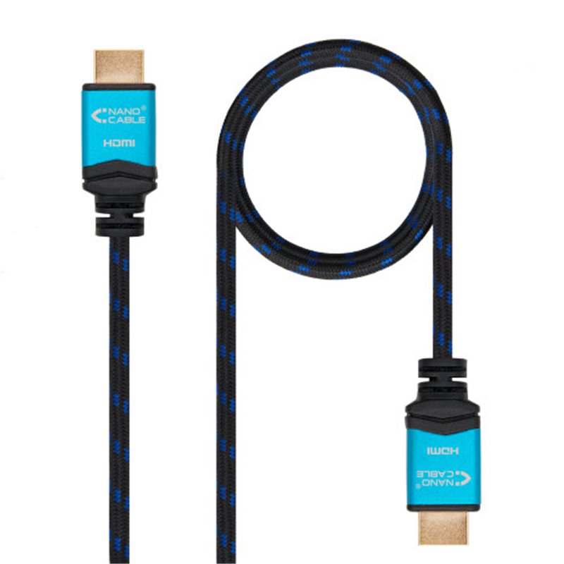 Nanocable Cable HDMI V2.0 4K@60GHz 18 Gbps A/M-A/M, negro, 3.0 m