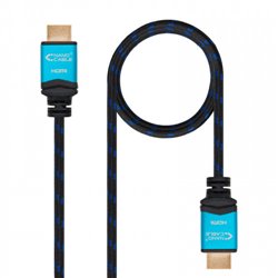 Nanocable Cable HDMI V2.0 4K@60GHz 18 Gbps A/M-A/M, negro, 10.0 m.