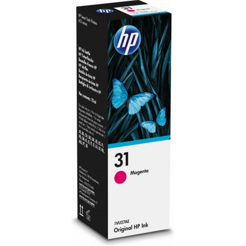 HP 31 BOTELLA DE TINTA MAGENTA HP31 (1VU27AE)