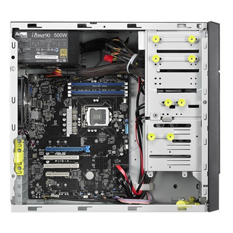 ASUS TS100-E10-PI4 Full-Tower Negro, Metálico LGA 1151 (Zócalo H4)