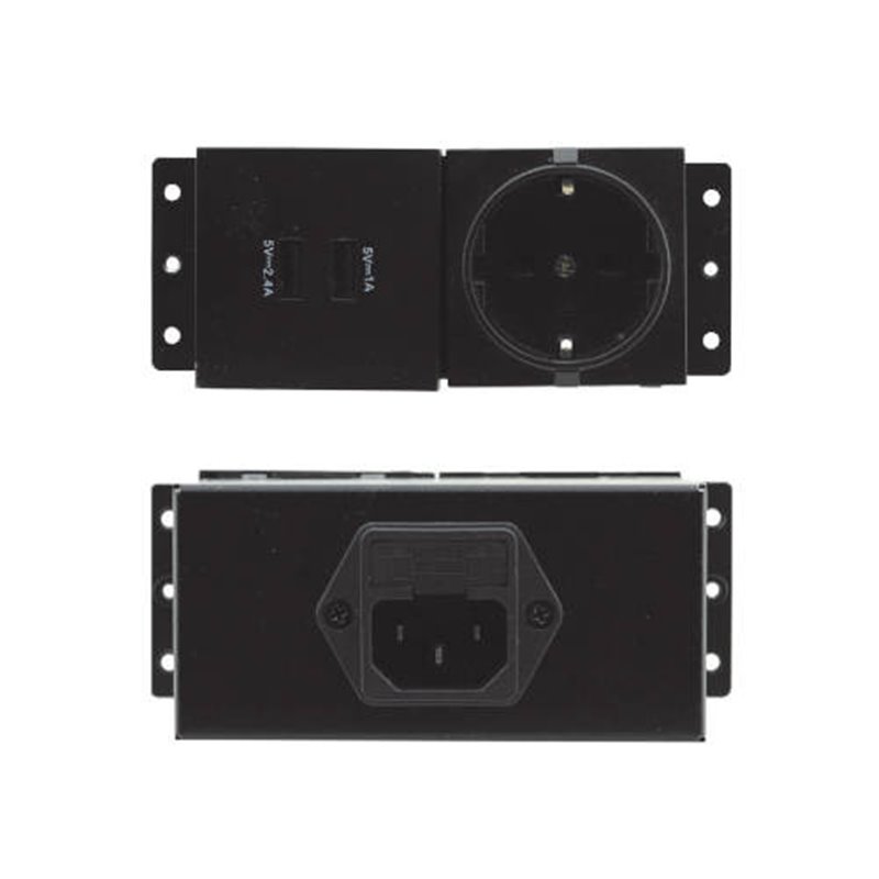 MÓDULOS ZÓCALOS DE ALIMENTACIÓN PARA TBUS TS-POWER-SOCKET TS-2UC/DE KRAMER