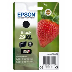 Epson Strawberry Singlepack Black 29XL Claria Home Ink