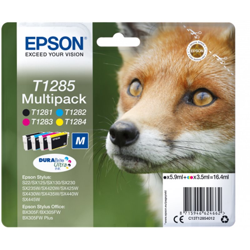 Epson Fox Multipack T1285 4 colores