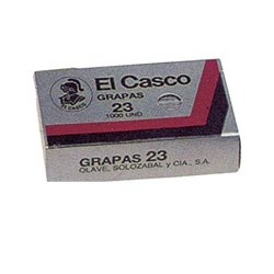 CAJA DE 1000 GRAPAS GALVANIZADAS MODELO 23/6G EL CASCO 1G00231