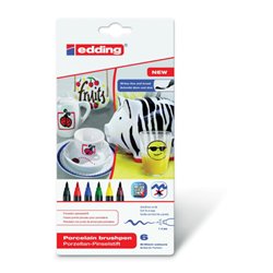 ESTUCHE ROTULADOR PARA CERÁMICA COLORES BÁSICOS EDDING 4200-6-S-000