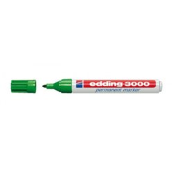 MARCADOR PERMANENTE PUNTA REDONDA 1.5-3MM 3000 VERDE EDDING 3000-04