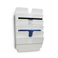 DISPENSADOR PARED FLEXIPLUS 6 COMPARTIMENTOS A4 HORIZONZAL BLANCO DURABLE 1700014011