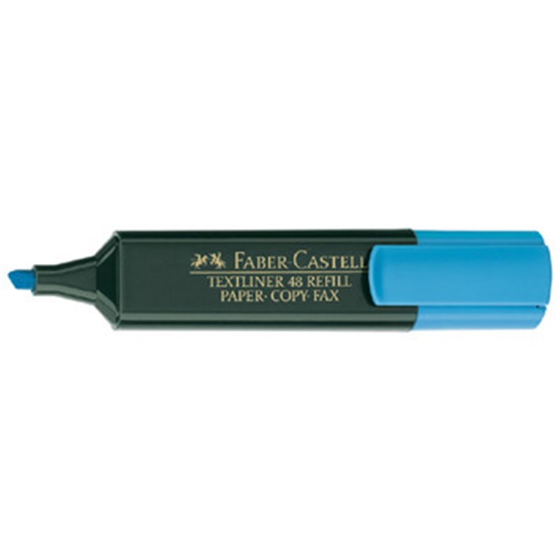 MARCADOR FLUOR TEXTLINER AZUL FABER CASTELL 154851