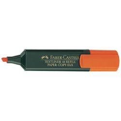 MARCADOR FLUOR TEXTLINER NARANJA FABER CASTELL 154815