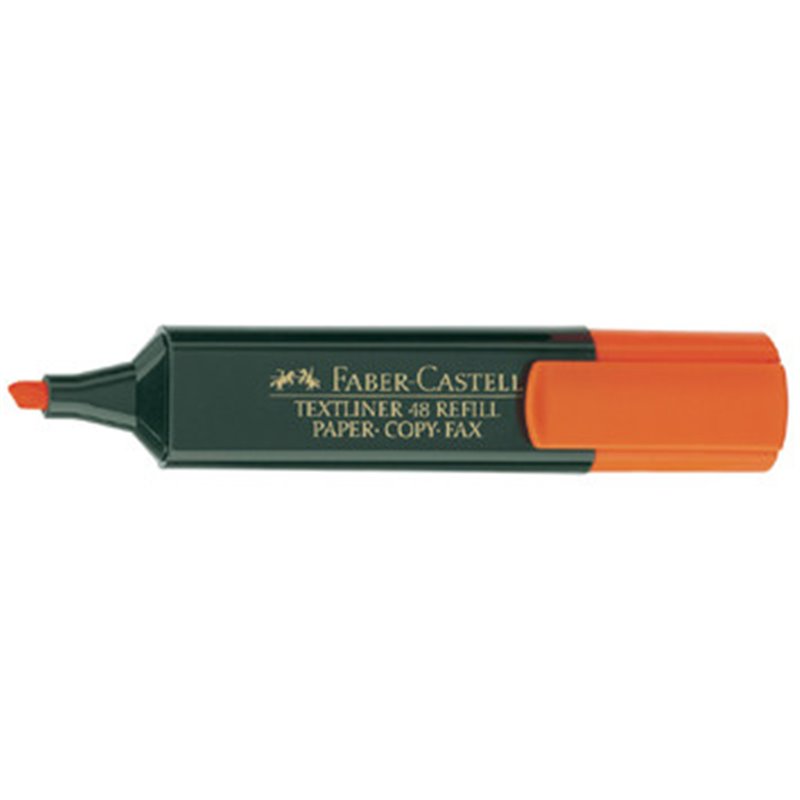 MARCADOR FLUOR TEXTLINER NARANJA FABER CASTELL 154815