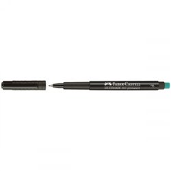 MARCADOR PERMANENTE MULTIMARK PUNTA FINA NEGRO FABER CASTELL 151399