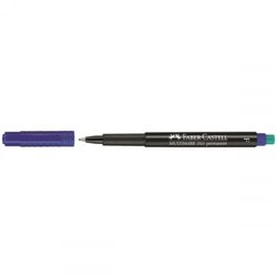 MARCADOR PERMANENTE MULTIMARK PUNTA FINA AZUL FABER CASTELL 151351